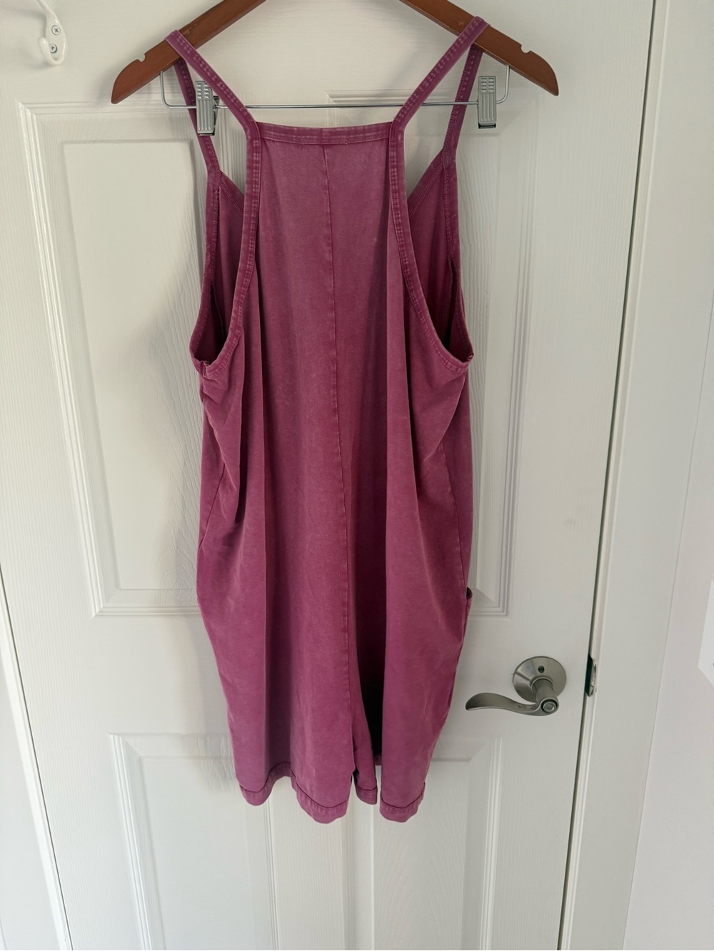 NWT Sundry by Anthropologie Red Cotton Blend Romper Medium Casual Summer - Picture 4 of 4